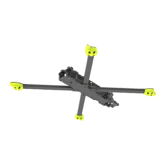 Kit de Marco FPV IFlight XL10 original de 10 pulgadas 420mm 8mm brazo compatible con sistema Cadx HD para RC FPV